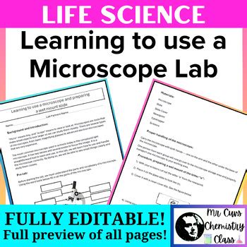 Microscope Lab Activity 的图像结果