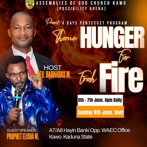 Pentecost Program , Hayin banki,Kawo,Kaduna, 5 June 2025 | AllEvents