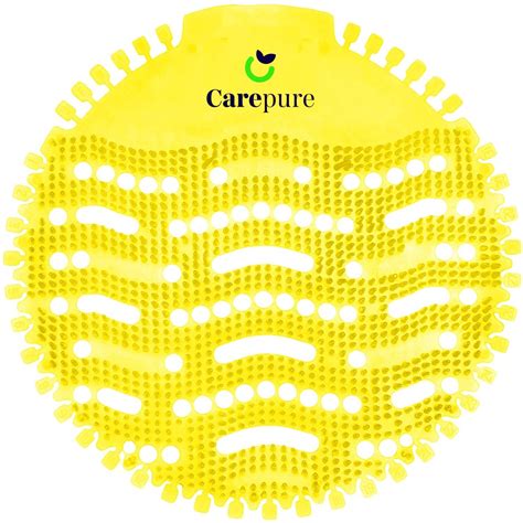 Carepure Urinal Screen Mat Deodorizer - Premium Long Bristle Anti ...