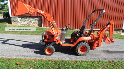 Image result for Compact Tractor with Front Loader and Backhoe