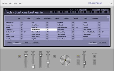 Explore Chords & Progressions - ChordPulse software