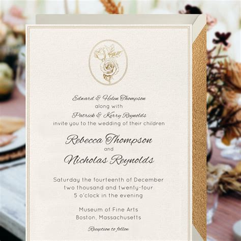 Simple Wedding Invitation Wording Samples