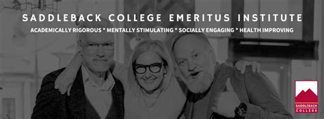 Saddleback College Emeritus Institute | Mission Viejo CA