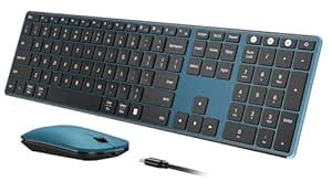 Amazon.in: Buy Wireless Bluetooth Keyboard and Mouse Combo (USB + Dual ...