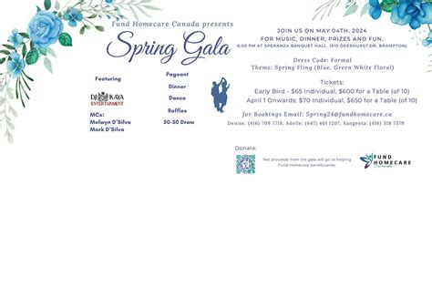 FHC Spring Gala 2024, Speranza Banquet Hall, Brampton, 4 May to 5 May ...