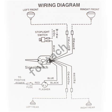 Buy Chrome 12V Universal Rat Hot Rod Turn Signal Switch For FORD GM ...