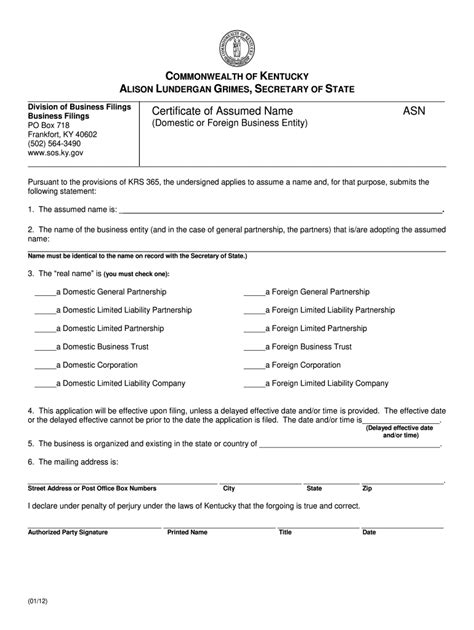 KY ASN Form - Fill Online, Printable, Fillable, Blank - pdfFiller