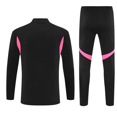 Gunners Black (Pink Strips) Tracksuit 2025/26 – Indiansoccermart