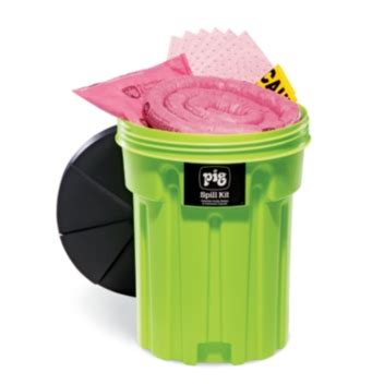 PIG® HazMat Spill Kit in 115-Liter High-Visibility Container - KIT310 ...