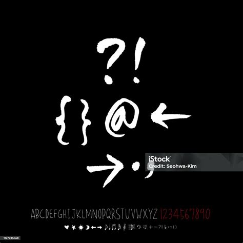Vector Fonts Stock Illustration - Download Image Now - Question Mark, Alphabet, Alphabetical ...