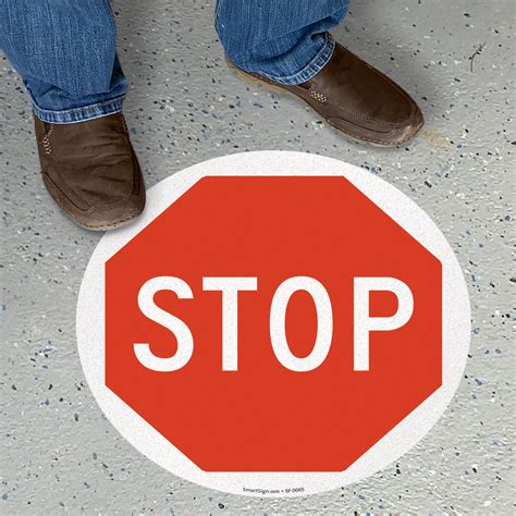 STOP Signs for Doors & Floor