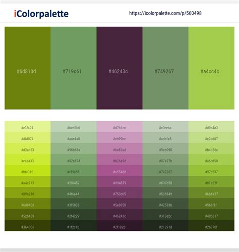 300+ Latest Color Schemes with Olive And Dark Olive Green Color tone ...
