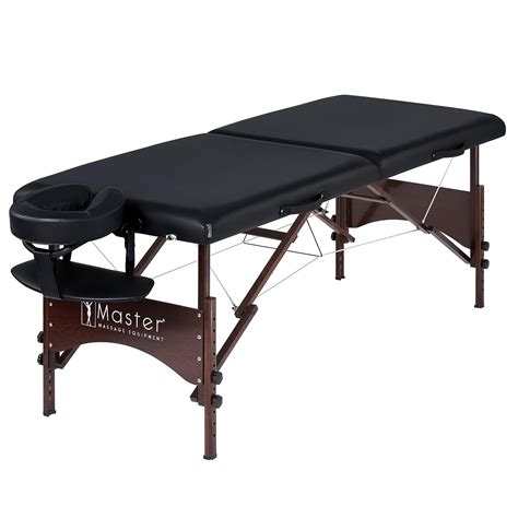 Amazon.com: Master Massage 28" Argo Portable Massage Table in Black ...