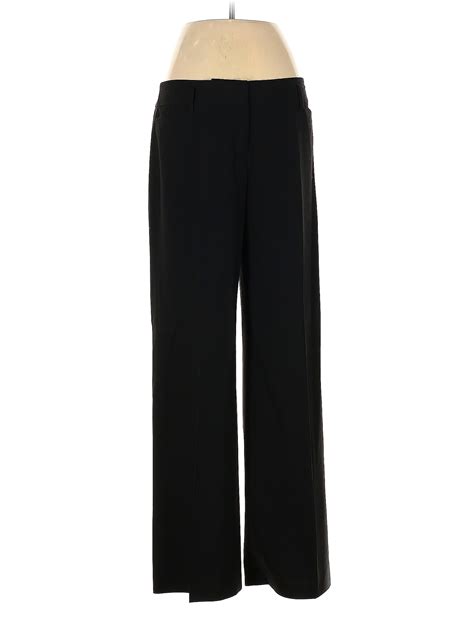 Ann Taylor LOFT Solid Black Dress Pants Size 8 - 75% off | thredUP