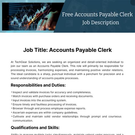 Crafting a Comprehensive Guide to Accounting Clerk Job Duties ...