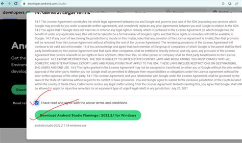 Image result for Android Studio Installation 21.1.0.0
