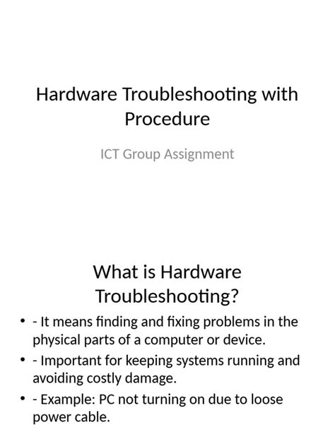 Image result for Troubleshooting Computer Hardware