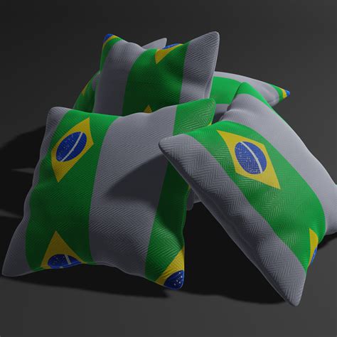 3D model pillow brasil - TurboSquid 1842648