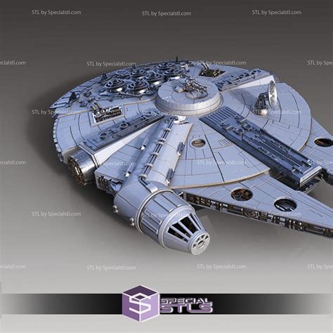 Millennium Falcon 3D Printing Model Standard Kit from Starwars STL ...