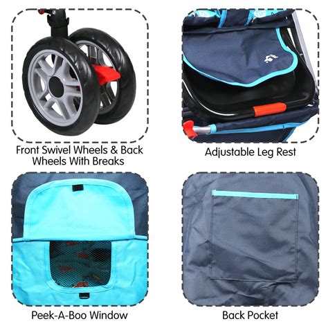 1st Step Yoyo Baby Stroller With 5 Point Safety Harness And Reversible