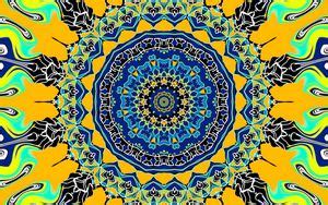 Wallpaper fractal, pattern, circles, shapes, abstraction hd, picture, image