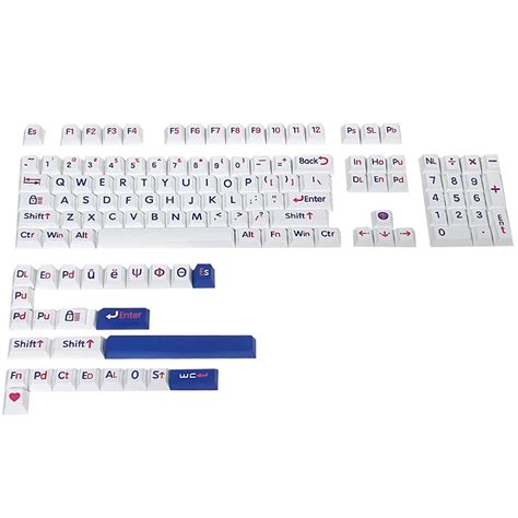 Buy A.B Crew 125 Keys Large Print Keycaps PBT Keycaps Full Set Keycaps ...