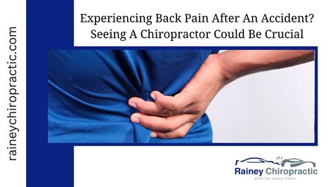 Experiencing Back Pain After An Accident? Seeing A Chiropractor Could Be Crucial