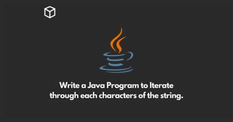 Image result for String Program Using for Loop in Java