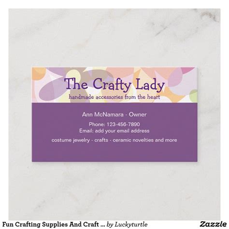 Craft Shop Business Cards 的图像结果