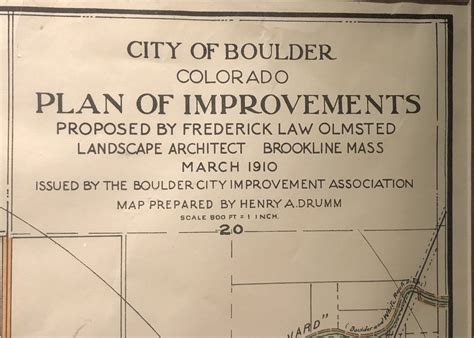 Celebrating Olmsted's Legacy and Influence in Boulder Colorado ...
