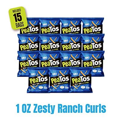 Buy Peatos Crunchy Puffs Snacks, Ranch, 1 Ounce 15 Count, Junk Food ...