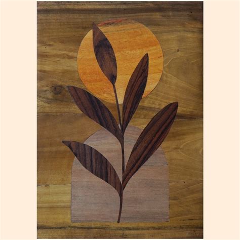 Boho Leaf with Window Wooden Art – Culturati