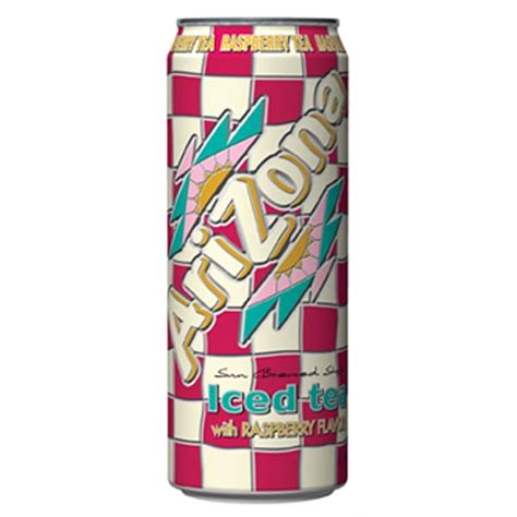 Arizona Raspberry Tea 23 Oz Can Pack of 24 - Walmart.com