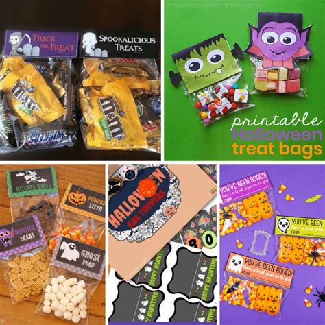 35 Halloween Treat Bag Toppers and Goody Bag Ideas | The TipToe Fairy