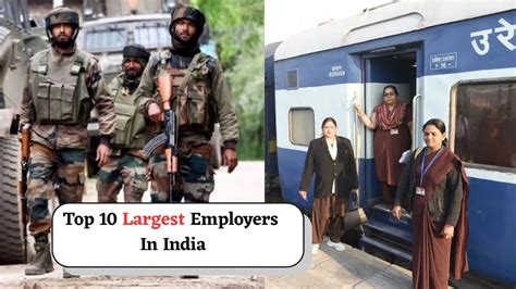 Top 10 Largest Employers In India By Numbers Of Employees: Indian Armed ...