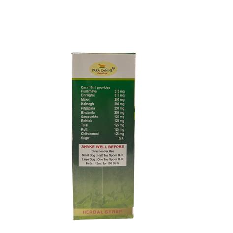Para Liv Herbal Syrup (Prevent dogs from liver disorder, jaundice, hep – Para Canine