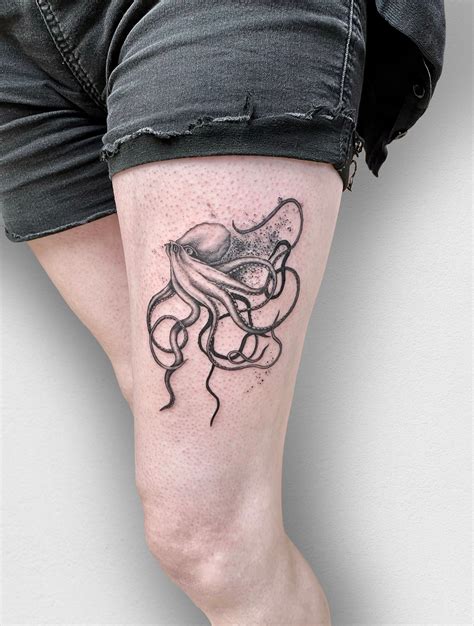 Realistic Octopus Tattoo Drawing