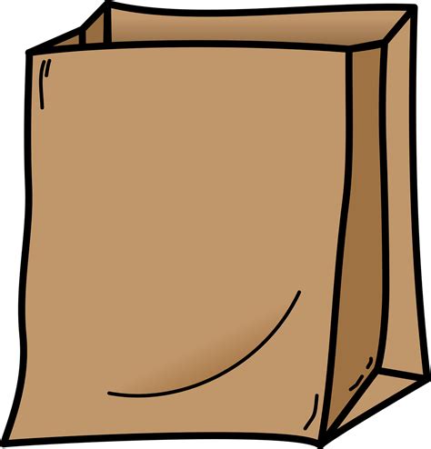 Brown Paper Bag Clipart Brown Paper Bag Clip Art Stock Illustrations