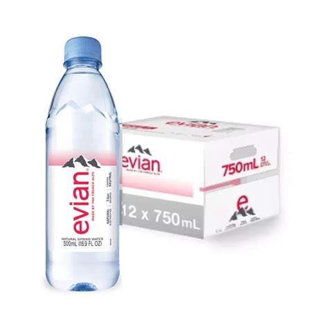 Evian Natural Spring Water,1 Lt - Buy Evian Mineral Water . Evian Mineral Water Spray . Evian ...