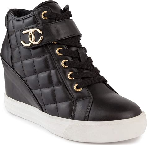 Buy Juicy Couture Womens Wedge Sneakers High Top Womens Sneakers with ...