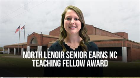 North Lenoir senior earns NC Teaching Fellow award — Neuse News