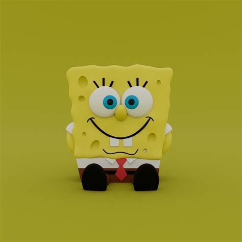 🧽 Spongebob - SpongeBob SquarePants・ 3D File for 3D printing・Cults