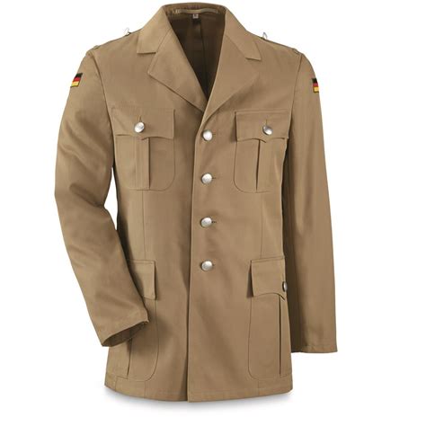 German Military Surplus Slim Fit Tropical Dress Jackets, 2 Pack, Like ...