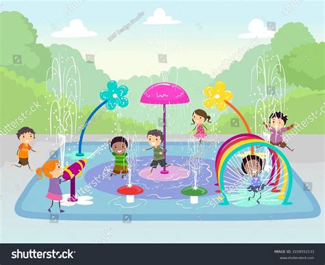 Splash Park Clipart