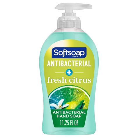 Softsoap Antibacterial Liquid Hand Soap, Fresh Citrus, 11.25 oz ...
