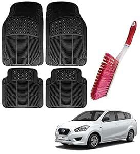 Riderscart (4 Pcs) Full Set Ridged Heavy Duty Anti- Slip Car Rubber ...