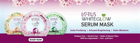 Lotus Herbals Whiteglow Infused Brightening Serum Sheet Mask, 20 g ...