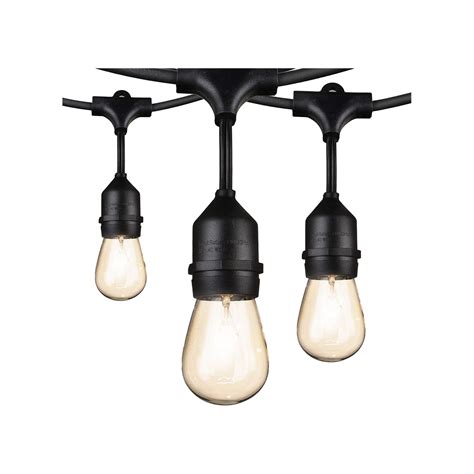 BISTRO-LIGHTS | 48ft LED Outdoor String Lights | 2200K