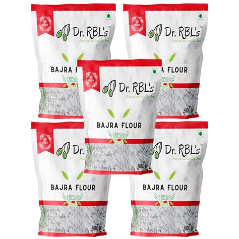 Dr. RBL's 100% Natural and Fresh Bajra Atta | Pearl Millet Flour for ...
