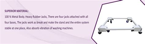 Smart Shelter Washing Machine Trolley for Fully and Semi Automatic ...